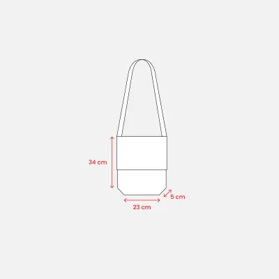 Shopper TNT 23x34x5 COSTANZA - Immagine 3