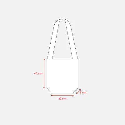 Shopper TNT 32x40x8 DAMIANA - Immagine 3