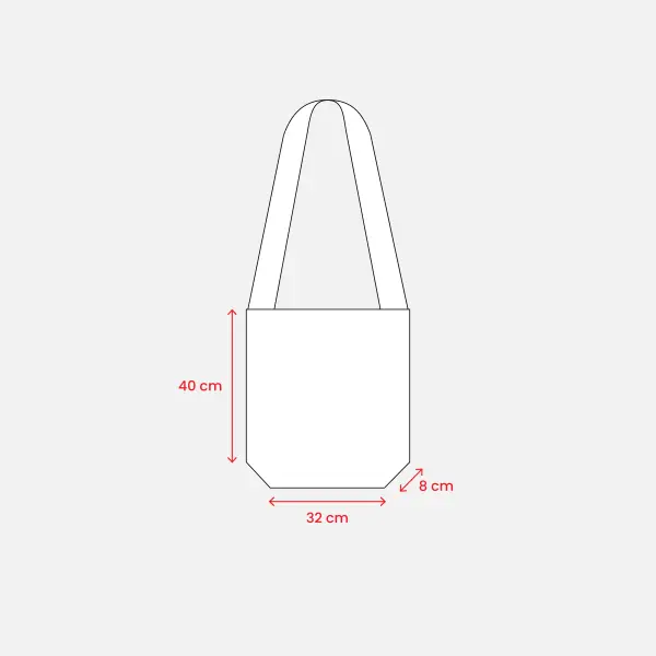 Shopper TNT 32x40x8 DAMIANA - Immagine 3