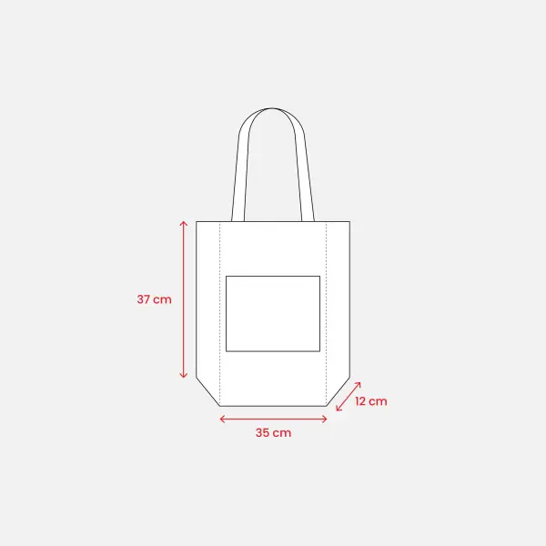 Borsa Juta e Cotone 35x37 DANILA - Immagine 3