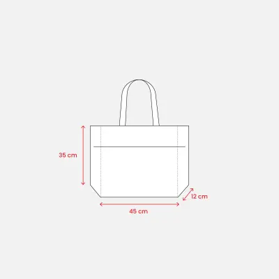 Borsa Juta e Cotone 45x35x12 DEBORA - Immagine 8