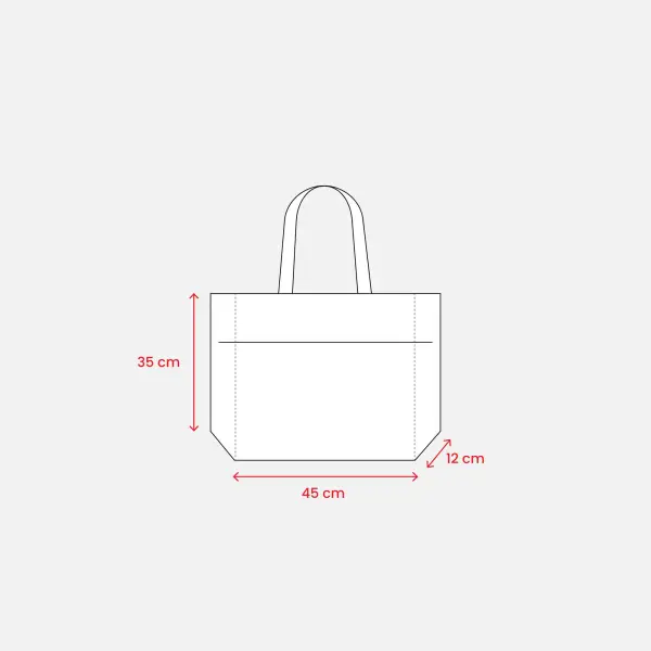 Borsa Juta e Cotone 45x35x12 DEBORA - Immagine 8