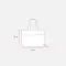 Borsa Juta e Cotone 45x35x12 DEBORA - Anteprima 8