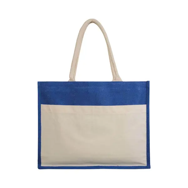 Borsa Juta e Cotone 45x35x12 DEBORA - Immagine 5
