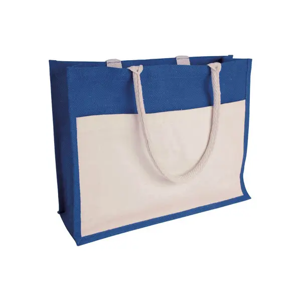 Borsa Juta e Cotone 45x35x12 DEBORA - Immagine 4
