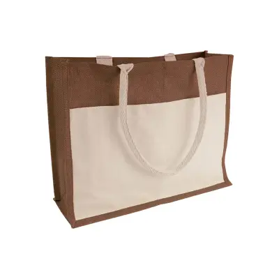 Borsa Juta e Cotone 45x35x12 DEBORA - Immagine 1
