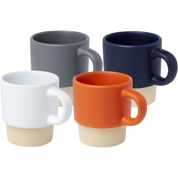 Olympia 130 ml stackable expresso cup with clay bottom - Immagine 2