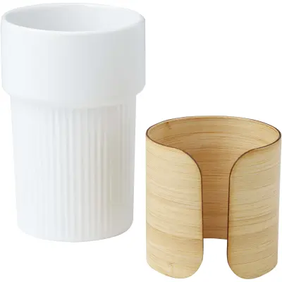 Bicchiere con custodia in bambù da 340 ml Fika - Immagine 6