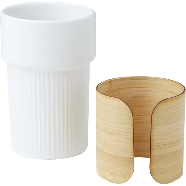 Bicchiere con custodia in bambù da 340 ml Fika - Immagine 6