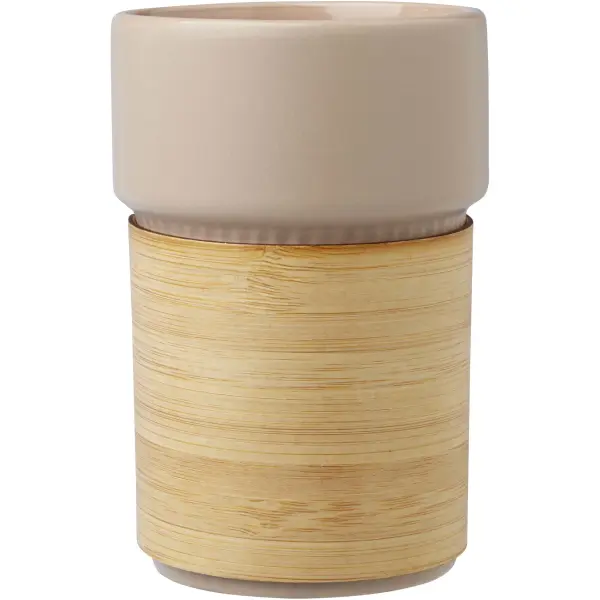 Bicchiere con custodia in bambù da 340 ml Fika - Immagine 8