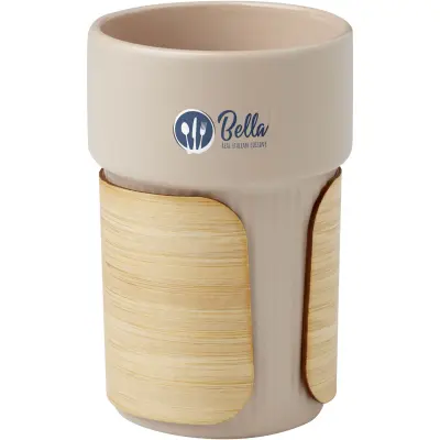 Bicchiere con custodia in bambù da 340 ml Fika - Immagine 9