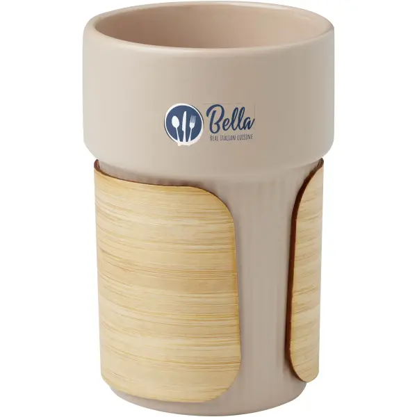 Bicchiere con custodia in bambù da 340 ml Fika - Immagine 9