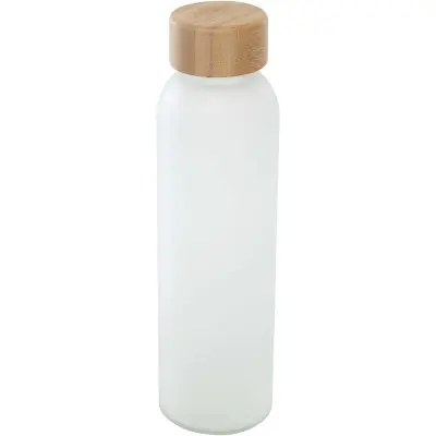 Bottiglia in vetro con coperchio in bambù da 500 ml Lume - Immagine 2