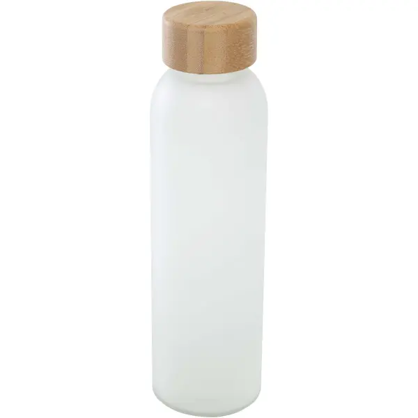 Bottiglia in vetro con coperchio in bambù da 500 ml Lume - Immagine 2