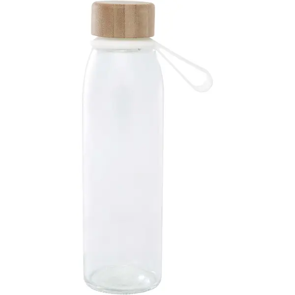 Borraccia in vetro da 500 ml con coperchio in bambù Porto - Immagine 3