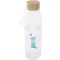 Borraccia in vetro da 500 ml con coperchio in bambù Porto - Anteprima 4