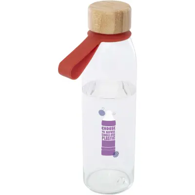 Borraccia in vetro da 500 ml con coperchio in bambù Porto - Immagine 9