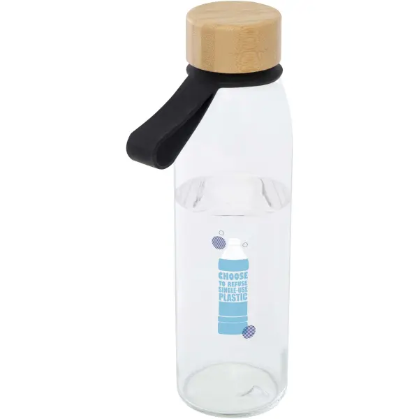 Borraccia in vetro da 500 ml con coperchio in bambù Porto - Immagine 24