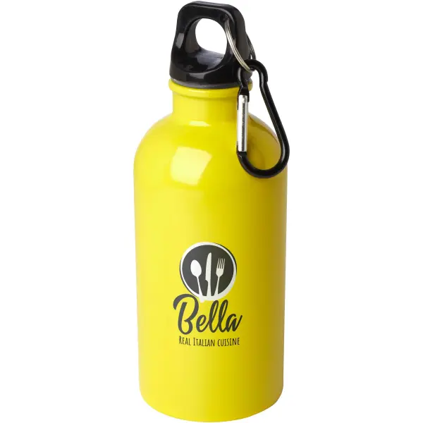 Borraccia 400 ml in acciaio con moschettone Oregon - Immagine 9