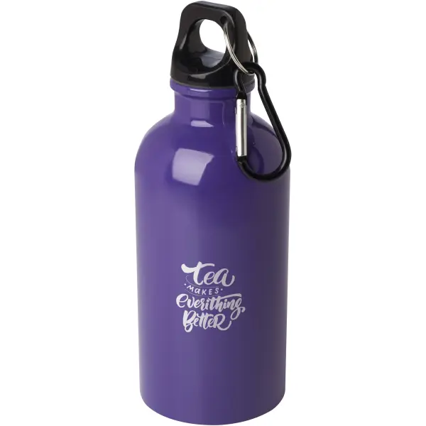 Borraccia 400 ml in acciaio con moschettone Oregon - Immagine 21