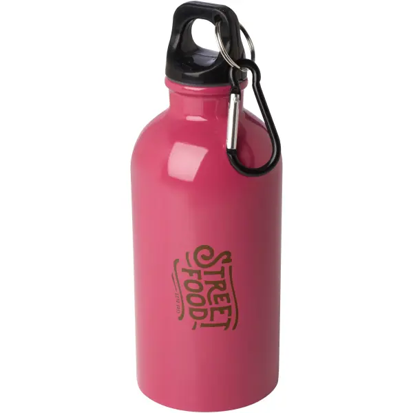 Borraccia 400 ml in acciaio con moschettone Oregon - Immagine 25
