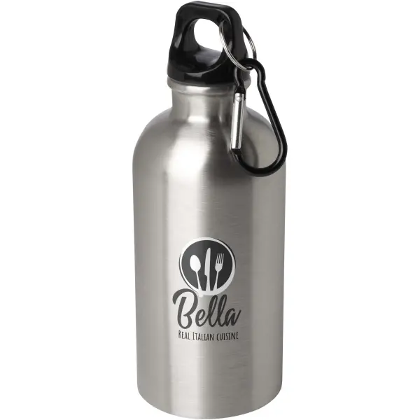 Borraccia 400 ml in acciaio con moschettone Oregon - Immagine 45