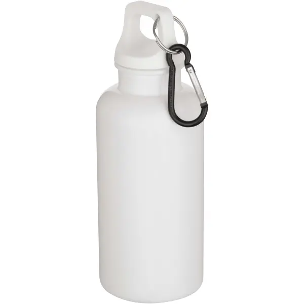 Borraccia plastica riciclata 400 ml con moschettone Oregon - Immagine 3