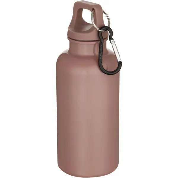 Borraccia plastica riciclata 400 ml con moschettone Oregon - Immagine 12