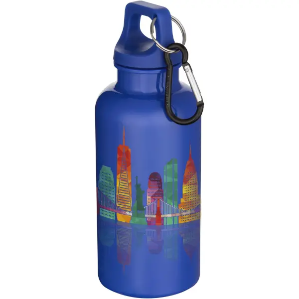 Borraccia plastica riciclata 400 ml con moschettone Oregon - Immagine 20