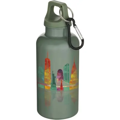 Borraccia plastica riciclata 400 ml con moschettone Oregon - Immagine 26