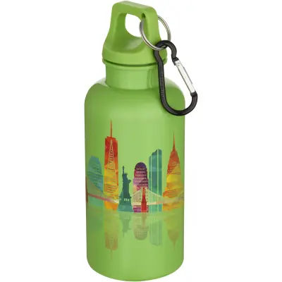 Borraccia plastica riciclata 400 ml con moschettone Oregon - Immagine 29