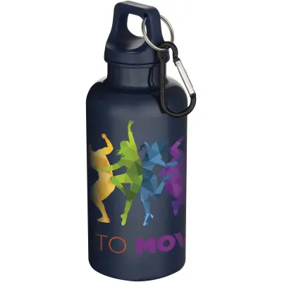 Borraccia plastica riciclata 400 ml con moschettone Oregon - Immagine 35