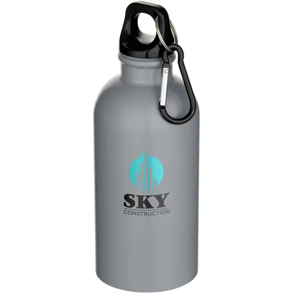 Borraccia da 400 ml in acciaio inox con moschettone Oregon - Immagine 12