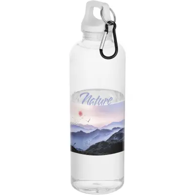 Borraccia plastica riciclata 750 ml con moschettone Oregon - Immagine 5