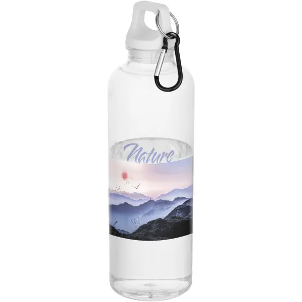 Borraccia plastica riciclata 750 ml con moschettone Oregon - Immagine 5