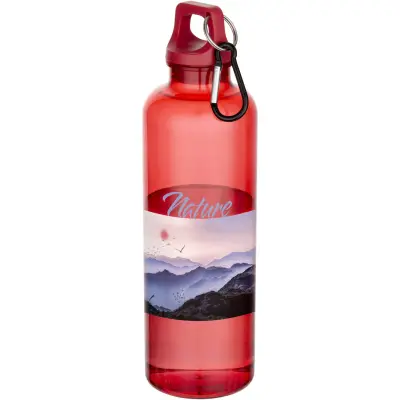Borraccia plastica riciclata 750 ml con moschettone Oregon - Immagine 9