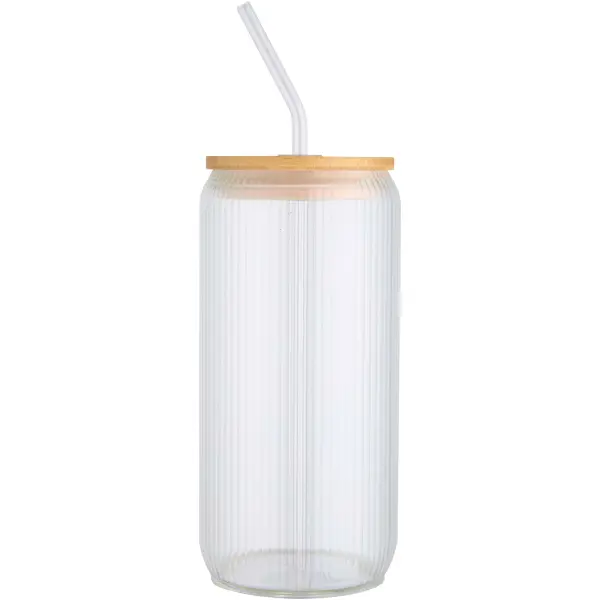 Contenitore in vetro borosilicato con tappo bambù Mirage - Immagine 2