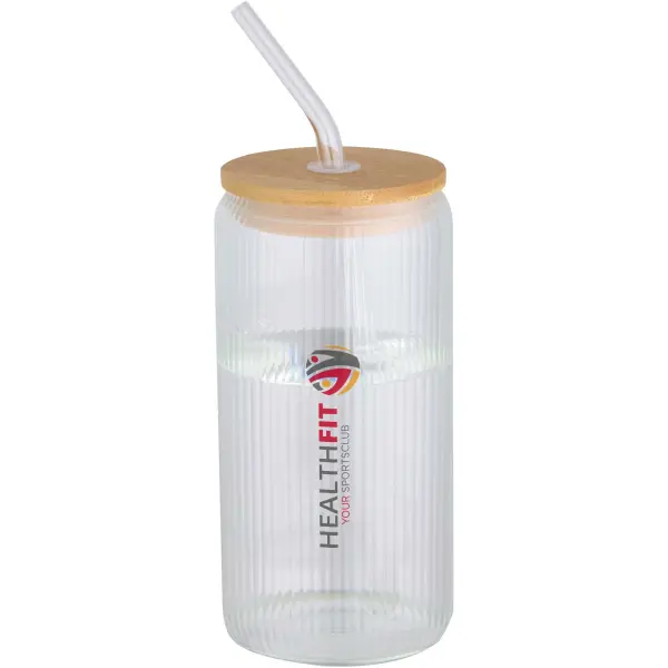 Contenitore in vetro borosilicato con tappo bambù Mirage - Immagine 3