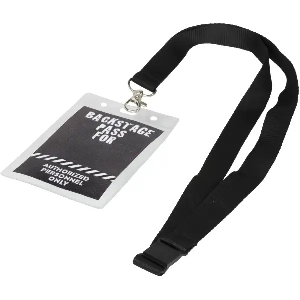 Porta badge LORENZO con apertura retro per tessere 9,2x7,8 cm - Immagine 5