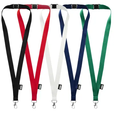 Lanyard in PET riciclato TOM con stampa del tuo logo - Immagine 2