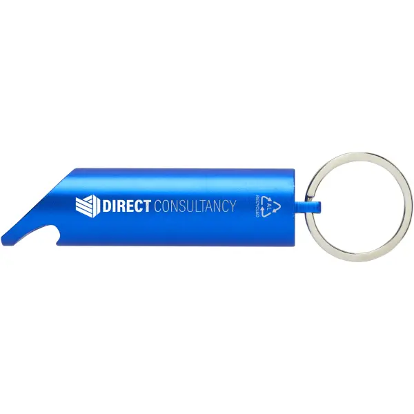Portachiavi con torcia a LED e apribottiglie Flare - Immagine 10