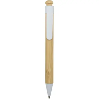 Penna a sfera in plastica e bambù Rattan - Immagine 3