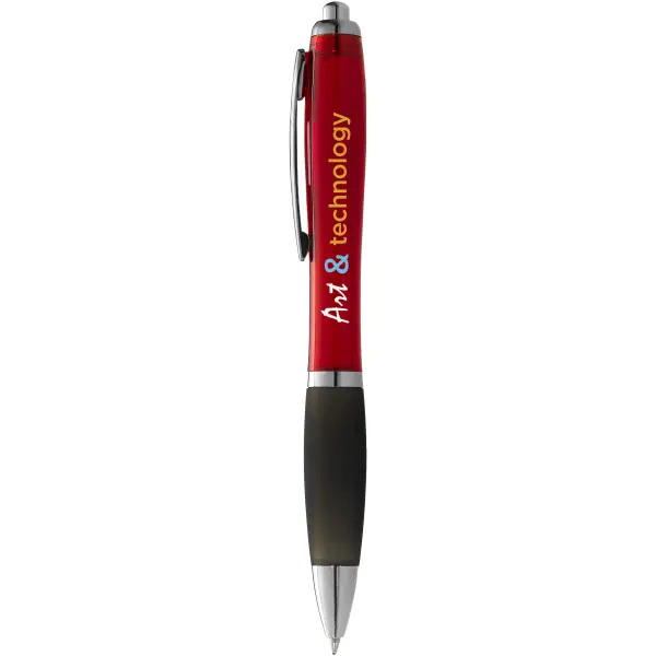 Penna a sfera Nash con fusto colorato e impugnatura - Immagine 4