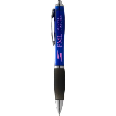 Penna a sfera Nash con fusto colorato e impugnatura - Immagine 8