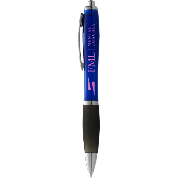 Penna a sfera Nash con fusto colorato e impugnatura - Immagine 8