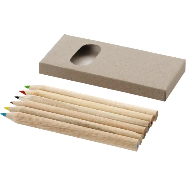 Set matite colorate da 6 pezzi Ayola - Immagine 1