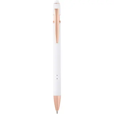 Penna a sfera con finitura oro rosa Nanna refill nero - Immagine 3