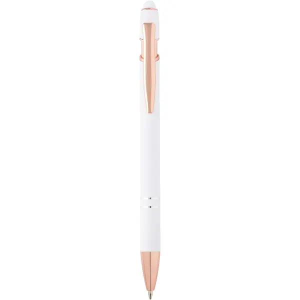 Penna a sfera con finitura oro rosa Nanna refill nero - Immagine 3