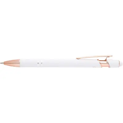 Penna a sfera con finitura oro rosa Nanna refill nero - Immagine 4