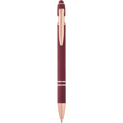 Penna a sfera con finitura oro rosa Nanna refill nero - Immagine 8